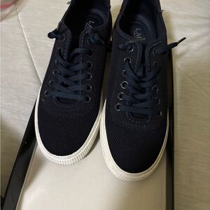 Ralph Lauren Dark Blue Lace-Up Sneakers